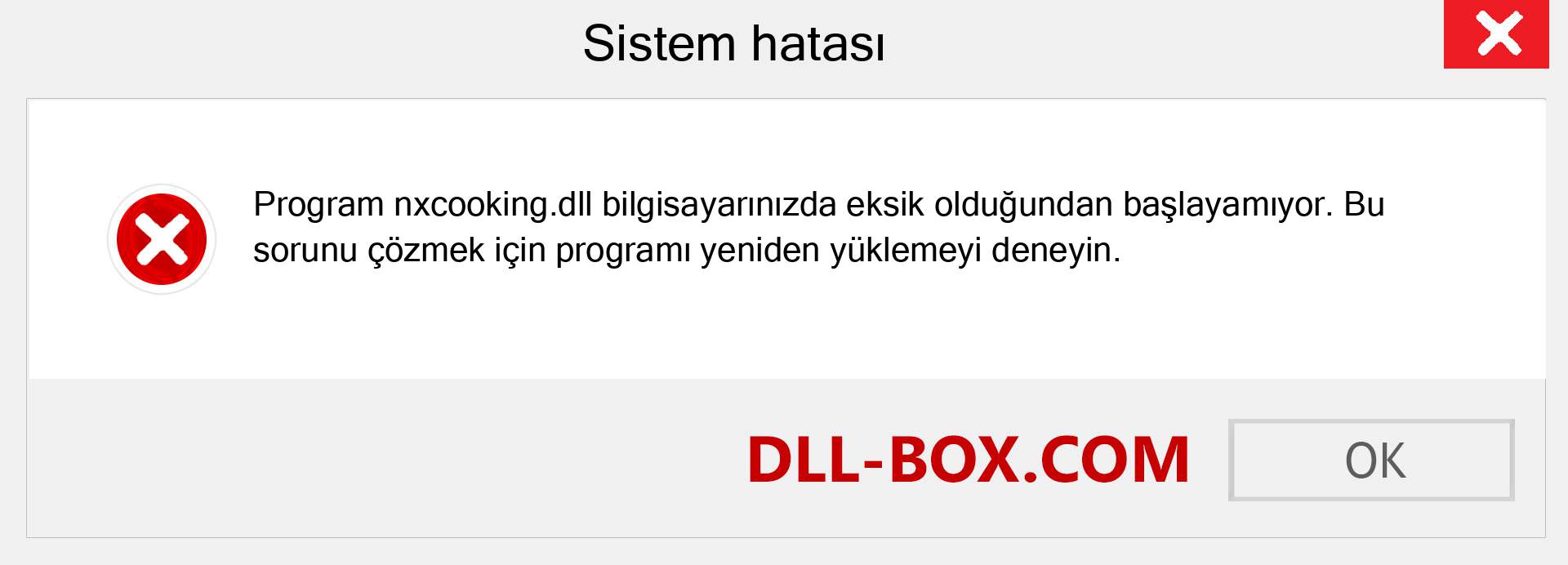 nxcooking.dll dosyası eksik mi? Windows 7, 8, 10 için İndirin - Windows'ta nxcooking dll Eksik Hatasını Düzeltin, fotoğraflar, resimler